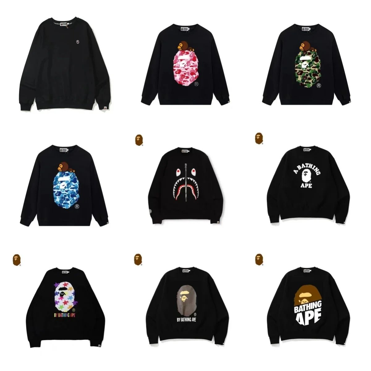 BAPE Shark Hoodies